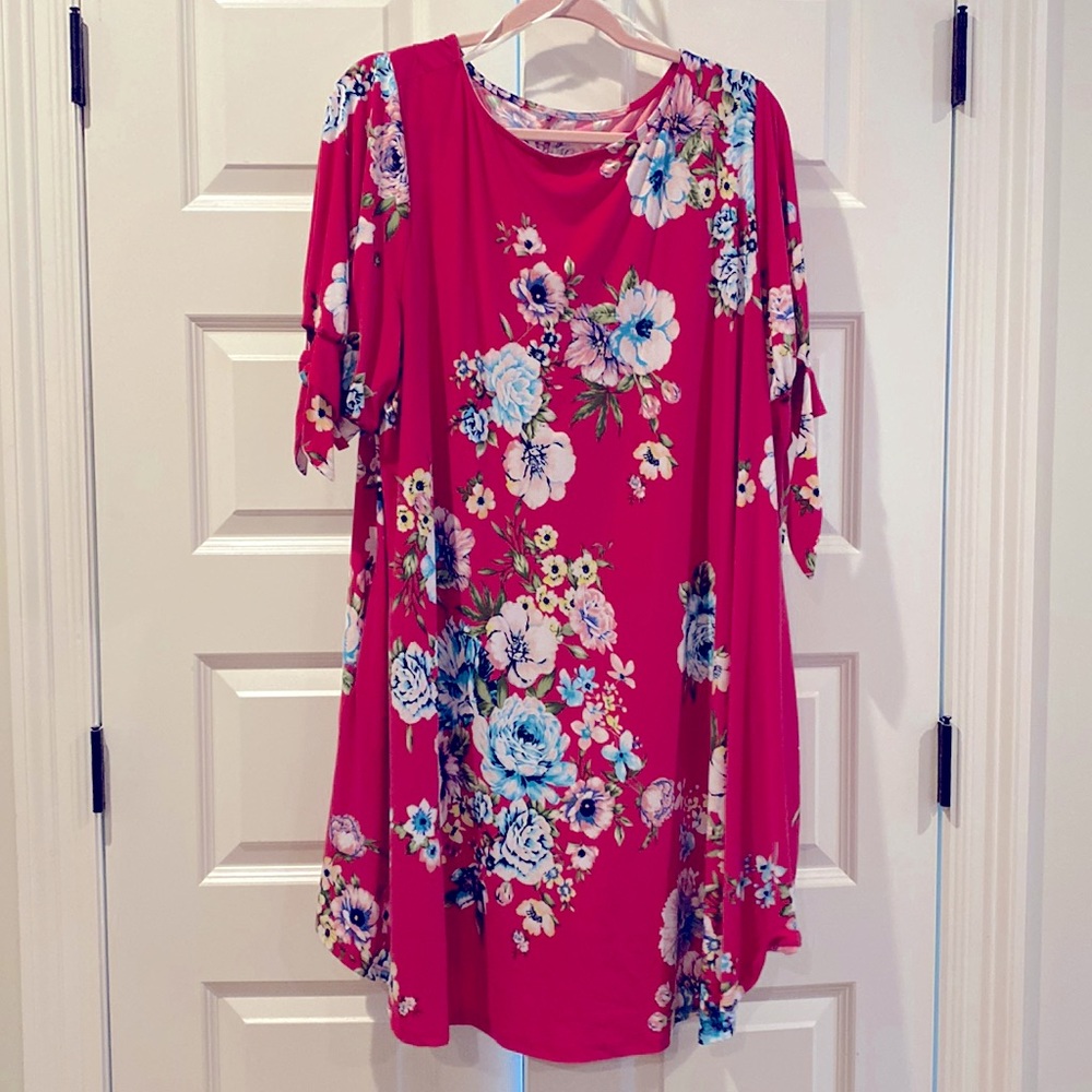 Fancy floral slip dress
